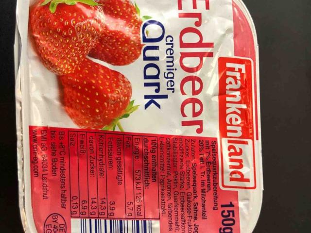 Erdbeer cremiger Quark, mit 7% Erdbeeren  von manzjua | Hochgeladen von: manzjua