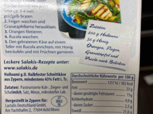 Salakis  Halloumi Grillkäse, 200g Packung von MaGrie | Hochgeladen von: MaGrie