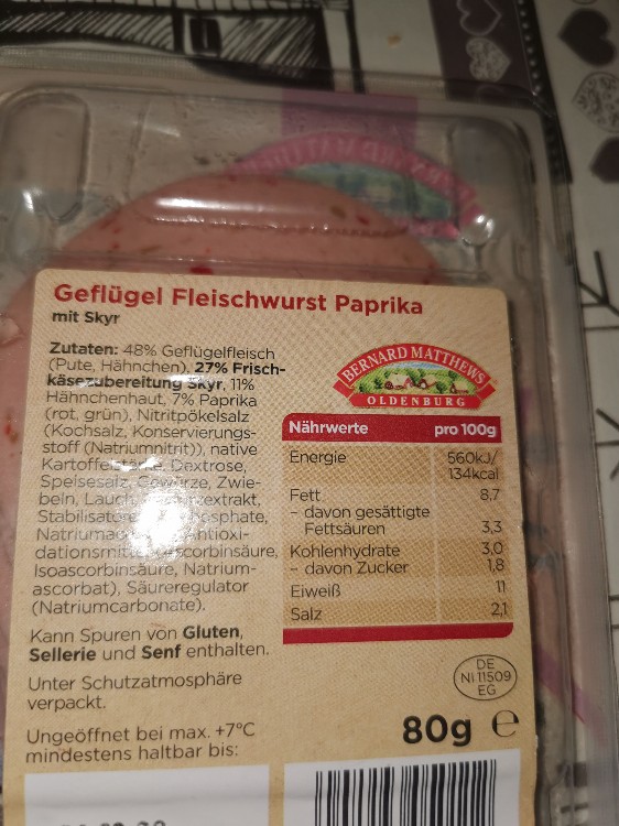 Geflügel Fleisch Wurst Paprika, Mit Skyr von hdevermann40963 | Hochgeladen von: hdevermann40963