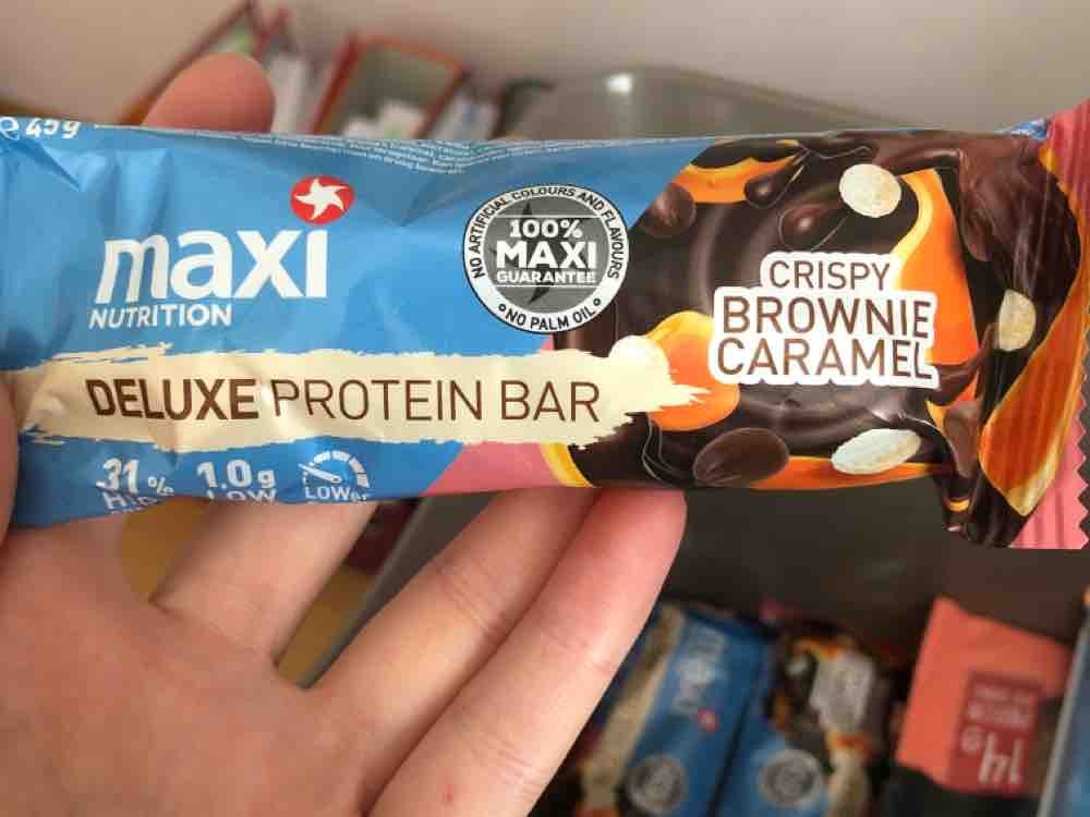 Crispy Brpwnie Caramel, Deluxe Protein Bar von PeanutButterAndNu | Hochgeladen von: PeanutButterAndNutella