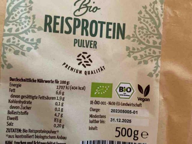 Bio Reisprotein, Pulver von Martina8888 | Hochgeladen von: Martina8888