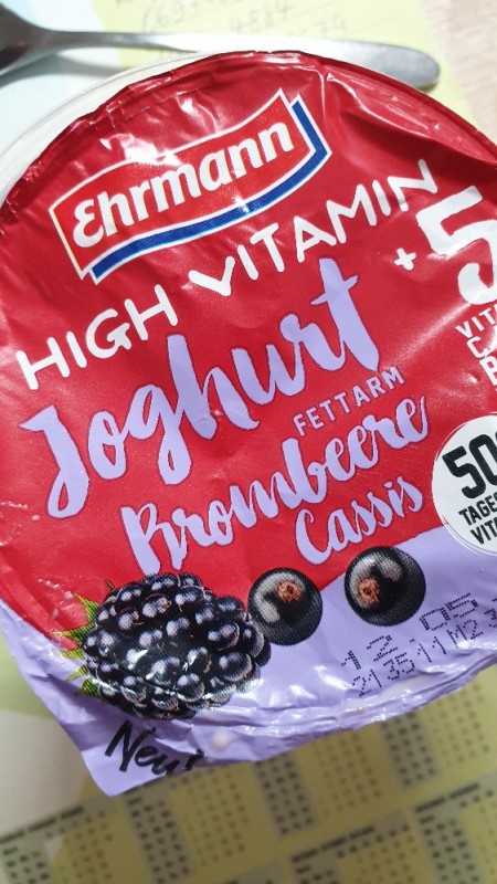 High Vitamin Joghurt, Brombeere Cassis von Schnorzela | Hochgeladen von: Schnorzela