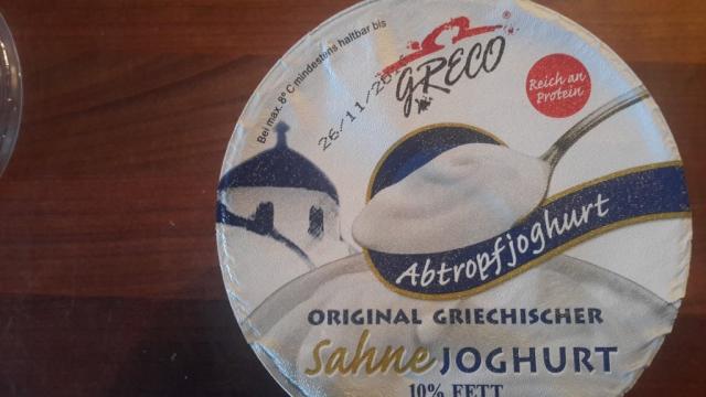 Griechischer Sahne Joghurt 10% Fett (Greco) | Hochgeladen von: subtrahine