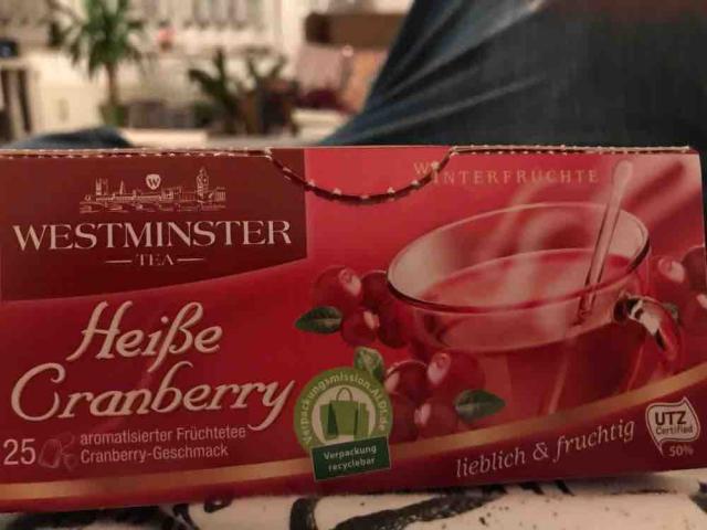 Heiße Cranberry, aromatisierter Früchtetee Cranberry-Geschmack v | Hochgeladen von: Gothicblast