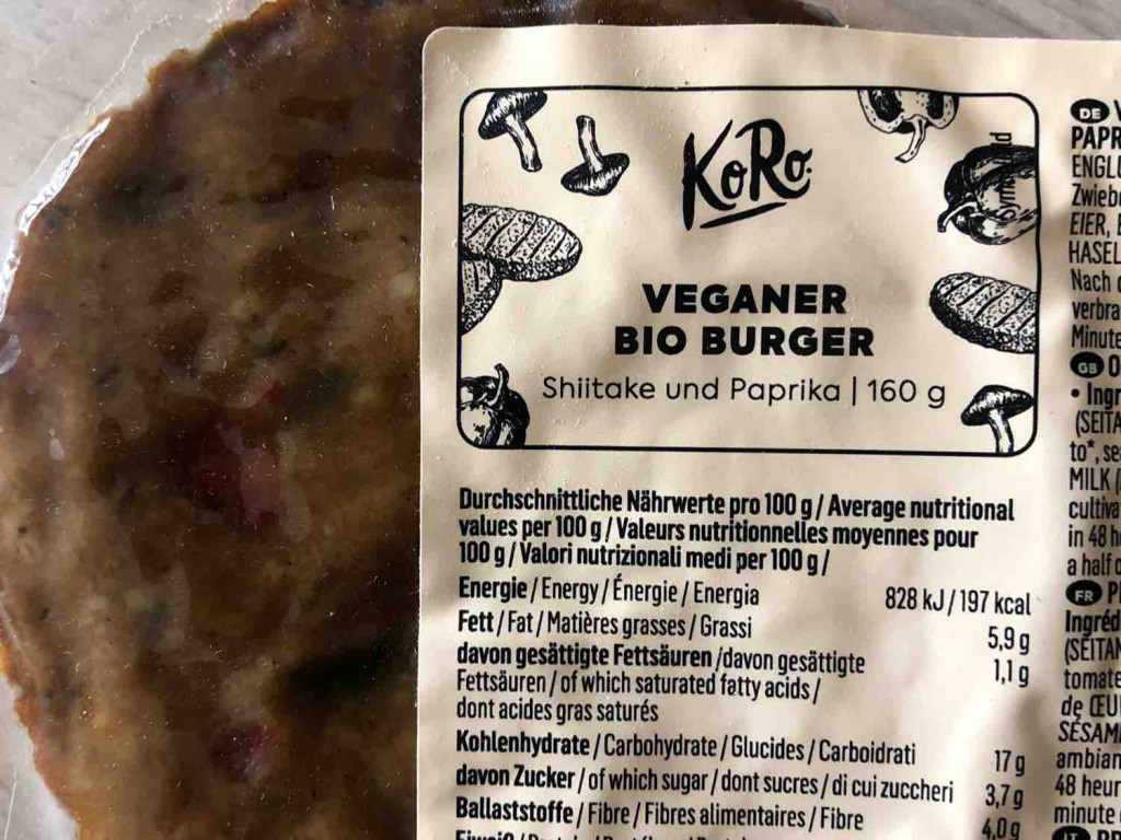 Veganer Bio Burger Shitake und Paprika von Sandra Gleixner | Hochgeladen von: Sandra Gleixner