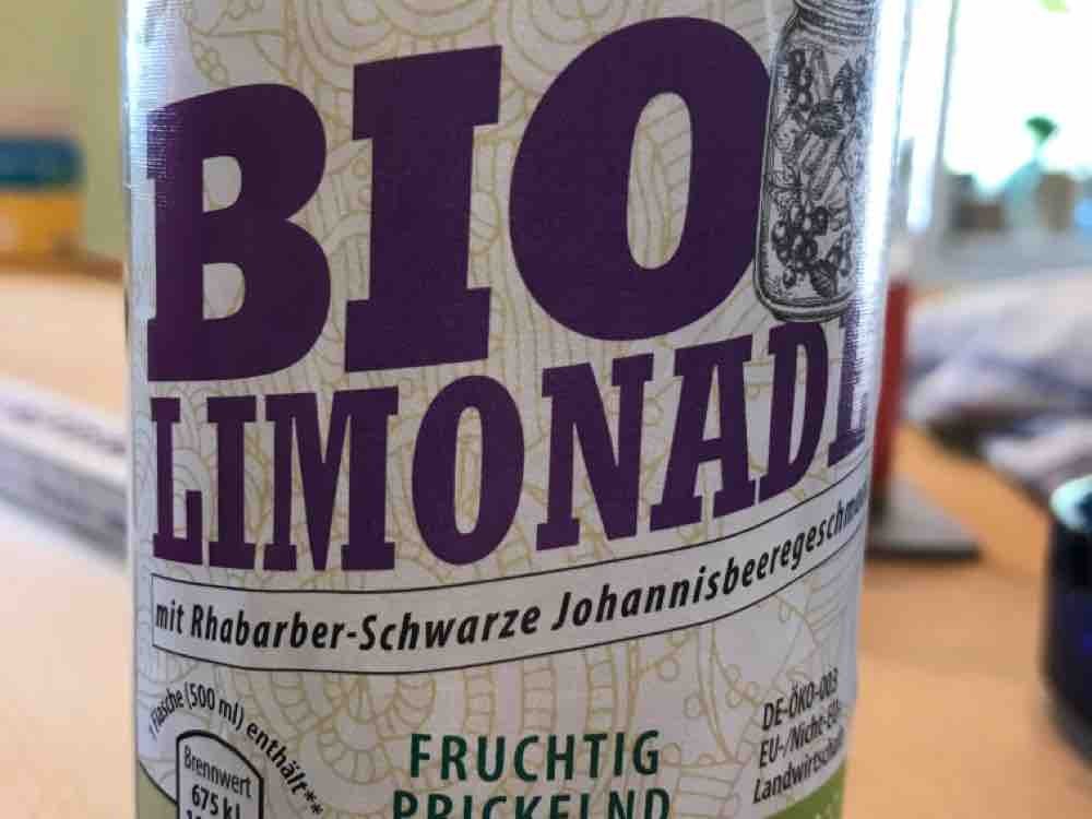 Bio-Limonade, Rhabarber - Schwarze Johannisbeeregeschmack von Kl | Hochgeladen von: Klonte