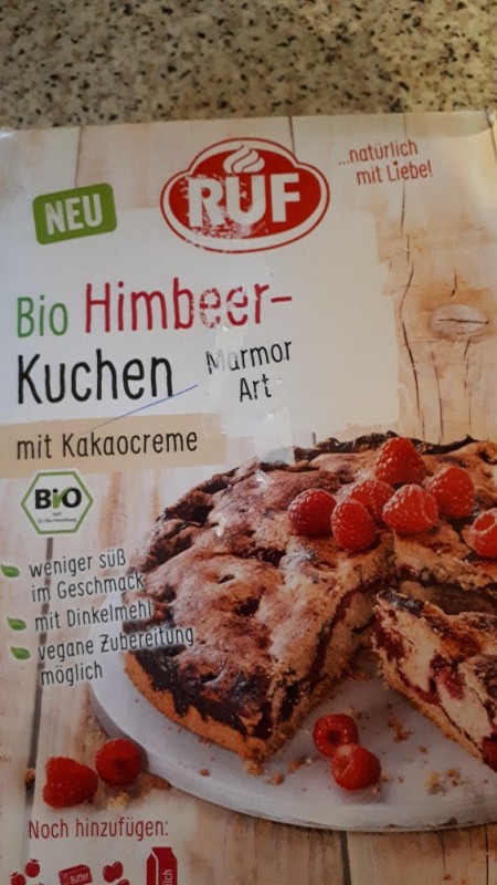 BIO Himbeer-Kuchen, Marmor Art/mit Kakaocreme von Heike303 | Hochgeladen von: Heike303