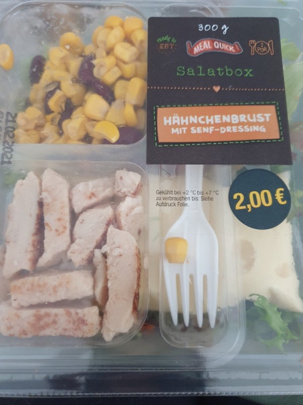 Salatbox Hähnchenbrust mit Senf-Dressing von jeala76 | Hochgeladen von: jeala76