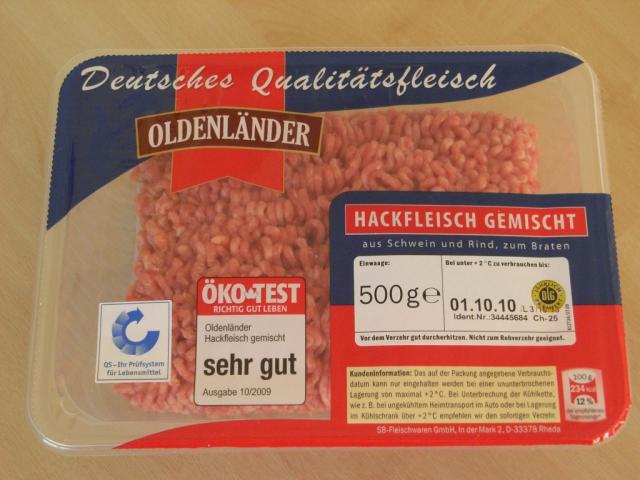 Hackfleisch, gemischt (Oldenländer) | Hochgeladen von: Teecreme