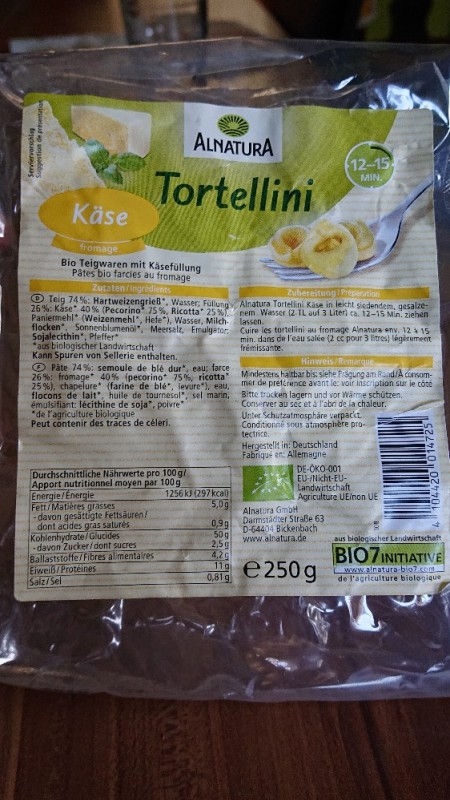 Tortellini, mit Käse von Marius1298 | Hochgeladen von: Marius1298