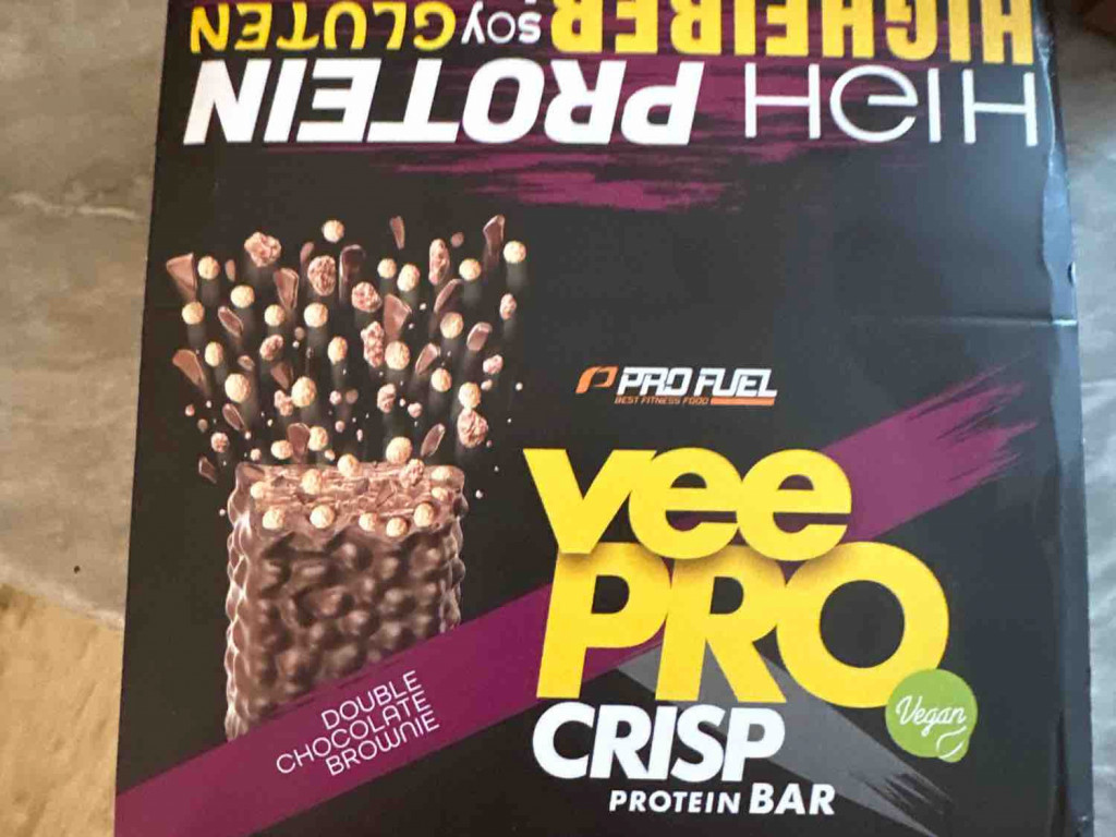 Vee Pro Crisp Protein Bar, Double Chocolate Brownie von Batzi123 | Hochgeladen von: Batzi123