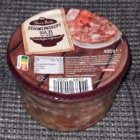 Schweinskopfsülze - Theas Beste, Mit Paprika | Hochgeladen von: Mobelix