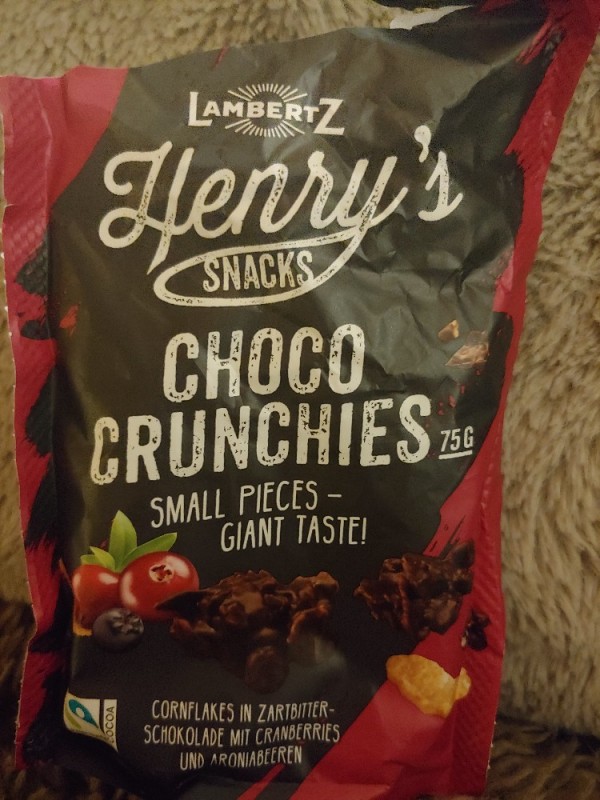 Henrys Choko Crunchies, 75g Zartbitter Cranberries von goettric | Hochgeladen von: goettrick