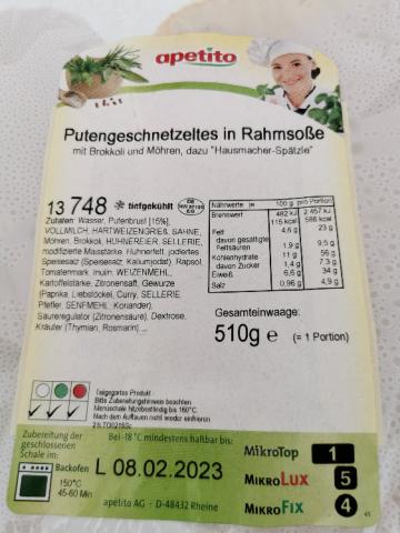 Putengeschnetzeltes in Rahmsoße mit Spätzle, Möhren,Brokkoli von | Hochgeladen von: Roecky