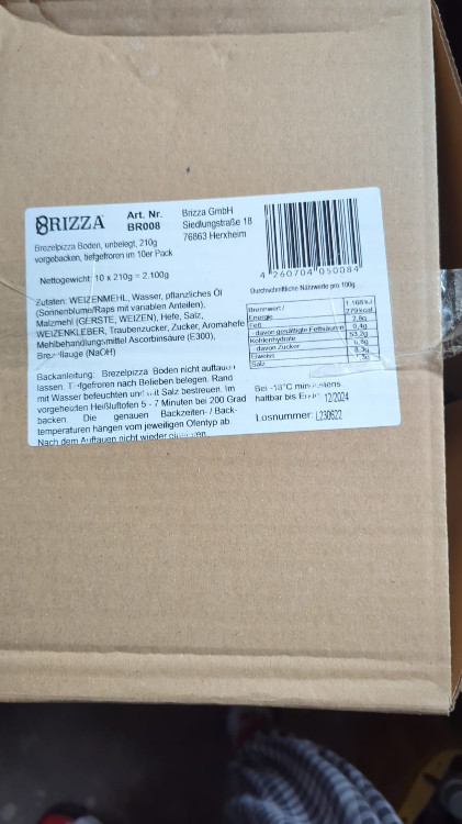 Brizza Brezelpizza, Boden von FitnessLady82 | Hochgeladen von: FitnessLady82