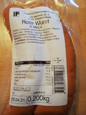 Rote Wurst, 2er Pack von Schulli1976 | Hochgeladen von: Schulli1976