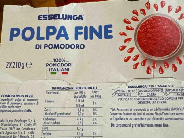 Polpa Fine di Pomodoro von SwissFritz | Hochgeladen von: SwissFritz