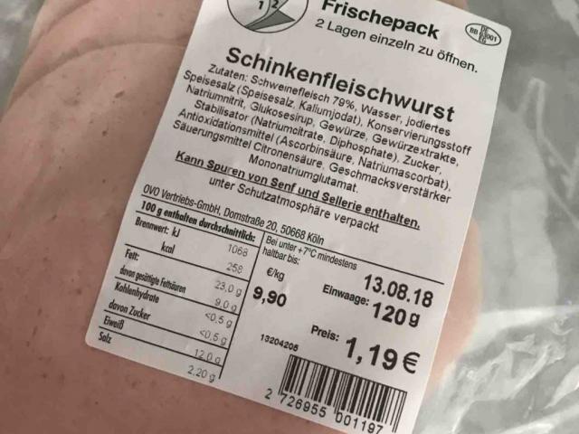 Schinkenfleischwurst, Frischepack von erdmannpia141 | Hochgeladen von: erdmannpia141