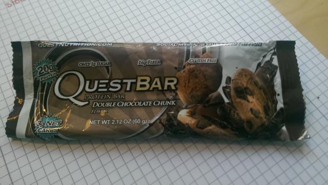 Questbar Double Chocolate Chunk Bar | Hochgeladen von: JrDancer