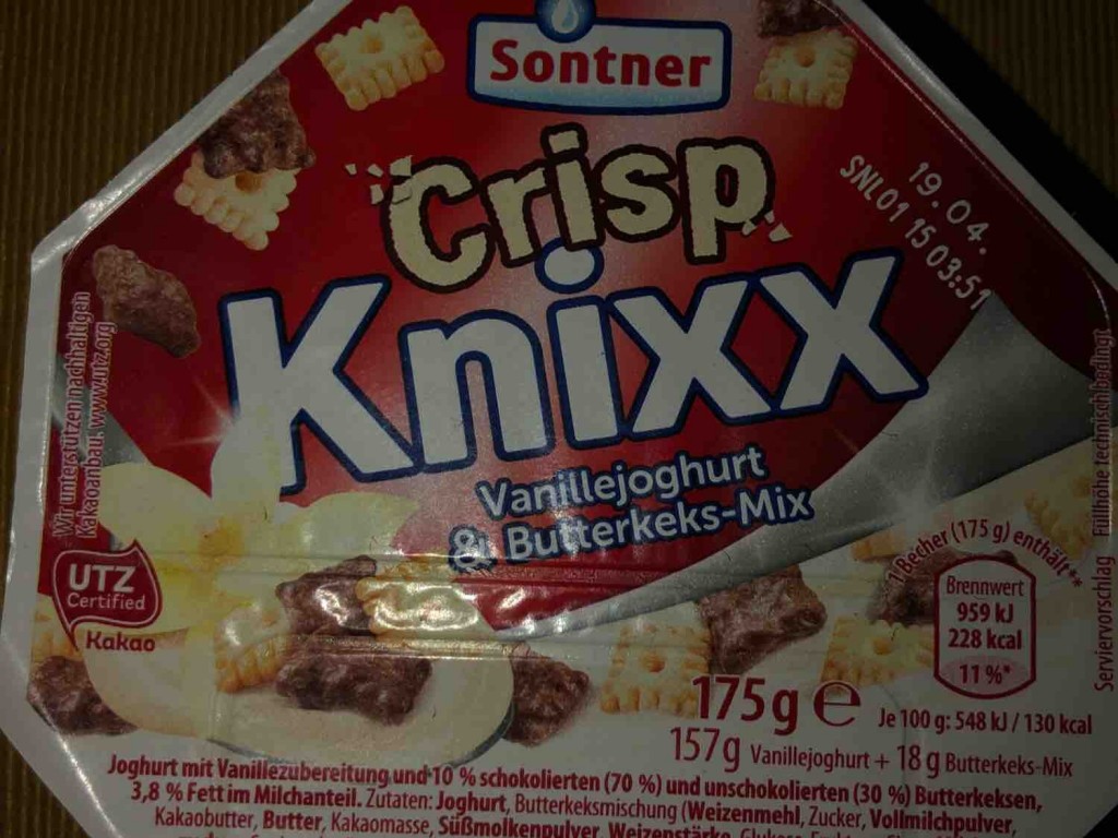 Crisp Knixx, Joghurt Vanillegeschmack & Butterkeks-Mix von k | Hochgeladen von: kimalinakoschano193