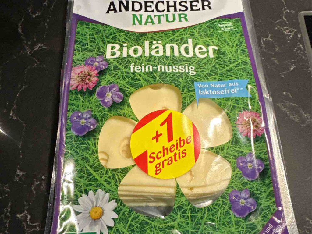 Andechser Natur Bioländer fein-nussig, Kuhmilch Bio Schnittkäse  | Hochgeladen von: dakxz410