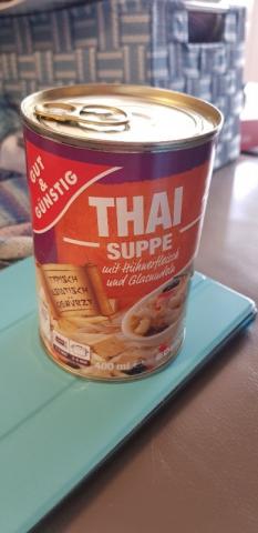 Thaisuppe, mit Hühnerfleisch und Glasnudeln von Wolle | Hochgeladen von: Wolle