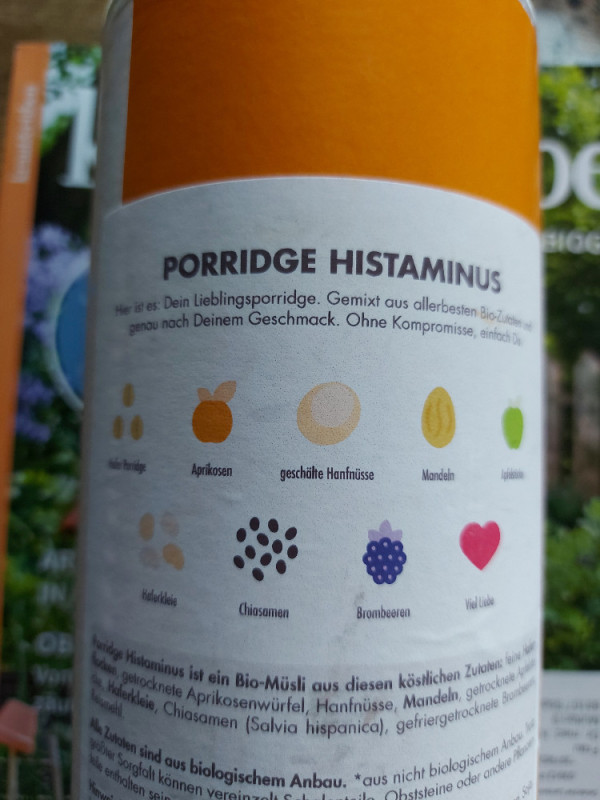 Porridge Histaminus von Wanderin | Hochgeladen von: Wanderin