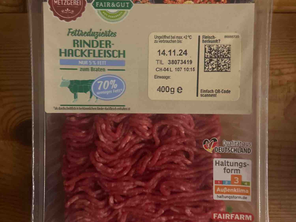 Fettreduziertes Rinderhackfleisch, nur 5% Fett von Daniel2510 | Hochgeladen von: Daniel2510