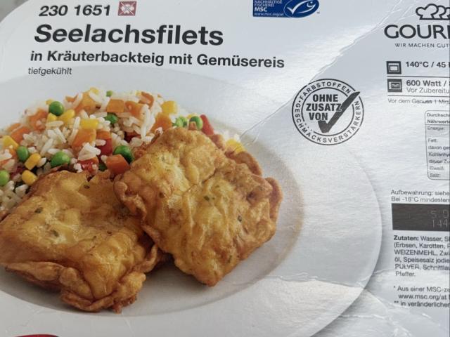 Seelachsfilets im Kräuterbackteig mit Gemüsereis von Waj0204 | Hochgeladen von: Waj0204