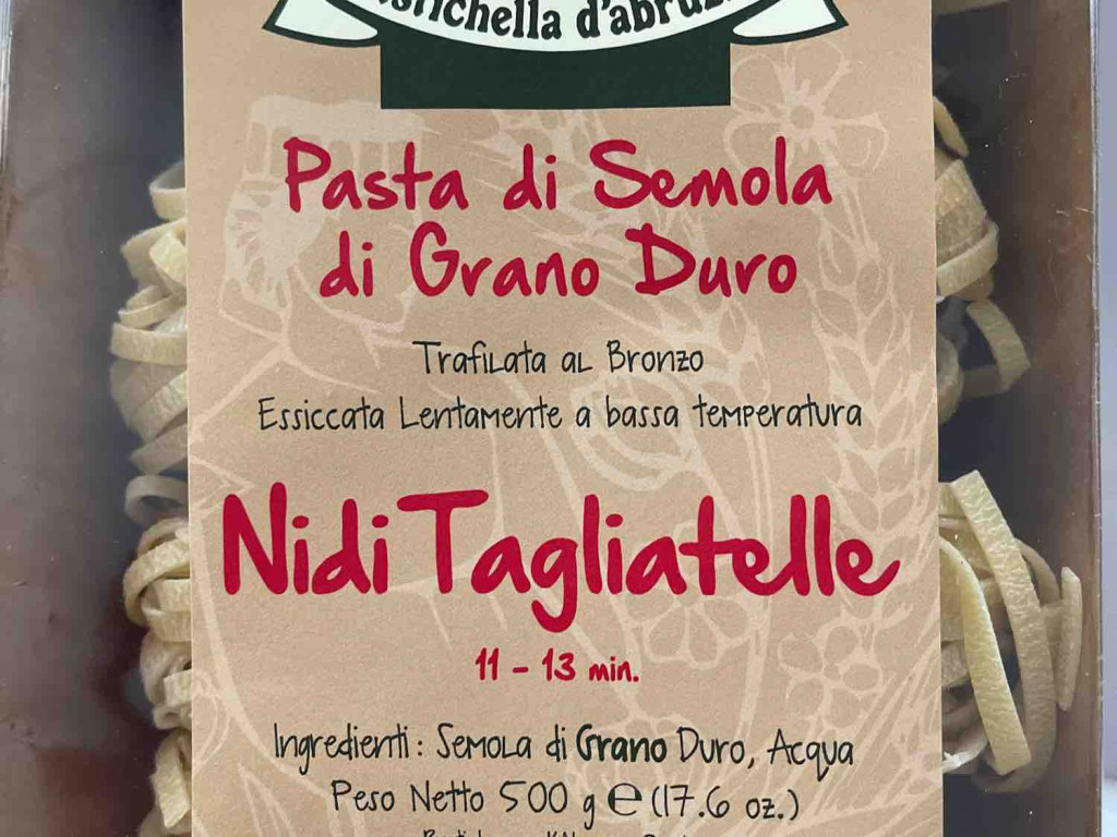 Nidi Tagliatelle, Pasta di semola di grano duro von sieglindesch | Hochgeladen von: sieglindesch