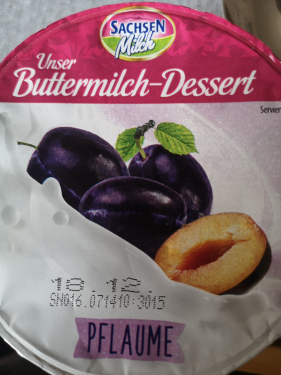 Unser Buttermilch-Dessert, Pflaume von AndreasBrandt | Hochgeladen von: AndreasBrandt