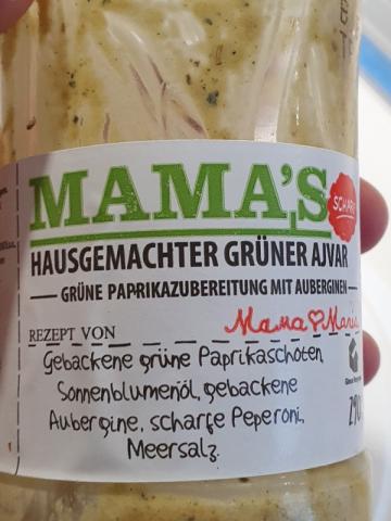 Mamas Hausgemachter Grüner Ajvar (scharf) von Thomson26 | Hochgeladen von: Thomson26