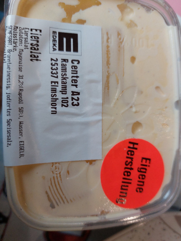 Eiersalat Edeka, (Elmshorn) eigene Herstellung von Freddy Bier | Hochgeladen von: Freddy Bier