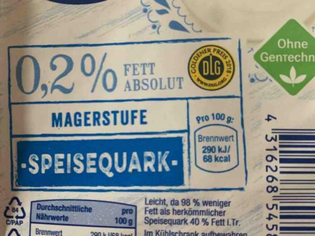 Speisequark, Magerstufe 0.2% by gietl.christian | Uploaded by: gietl.christian