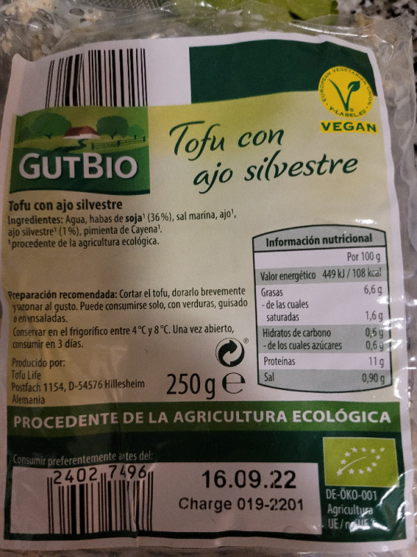 Tofu con ajo silvestre von Matthias Rottmann | Hochgeladen von: Matthias Rottmann