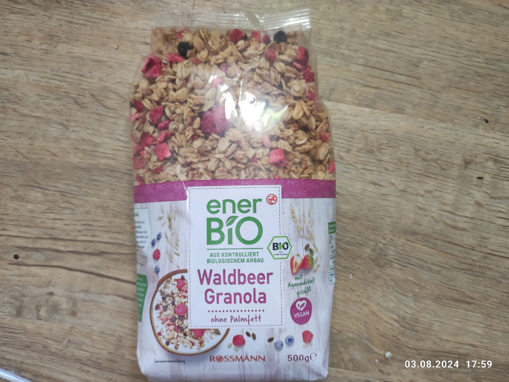 Waldbeer Granola, Hafer-Knusper-Flocken ( von Mimi Graupner | Hochgeladen von: Mimi Graupner