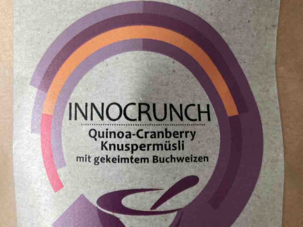INNOCRUNCH Quinoa-Cranberry, Knuspermüsli mit gekeimtem Buchweiz | Hochgeladen von: ildorn