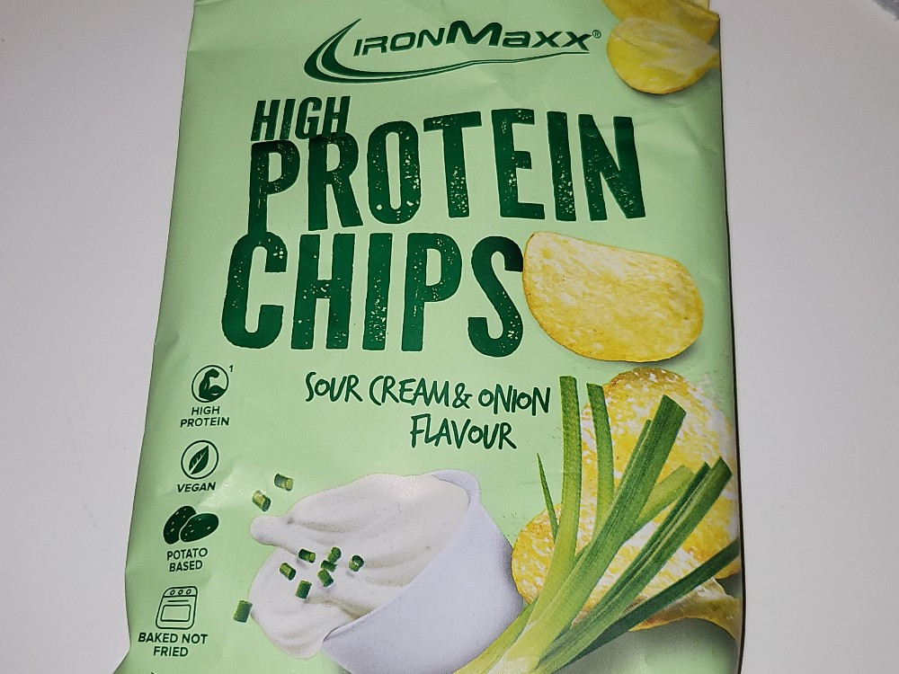 Iron Maxx High Protein Chips, Sour Cream & Onion von Britta Lehm | Hochgeladen von: Britta Lehmann