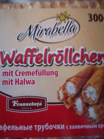 Waffelröllchen, Mit Cremefüllung mit Halwa von Tzunami | Hochgeladen von: Tzunami