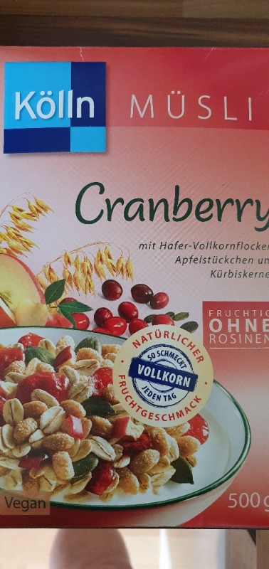 Müsli Cranberry, Hafer-Vollkorn Apfel Kürbis von Simsala | Hochgeladen von: Simsala