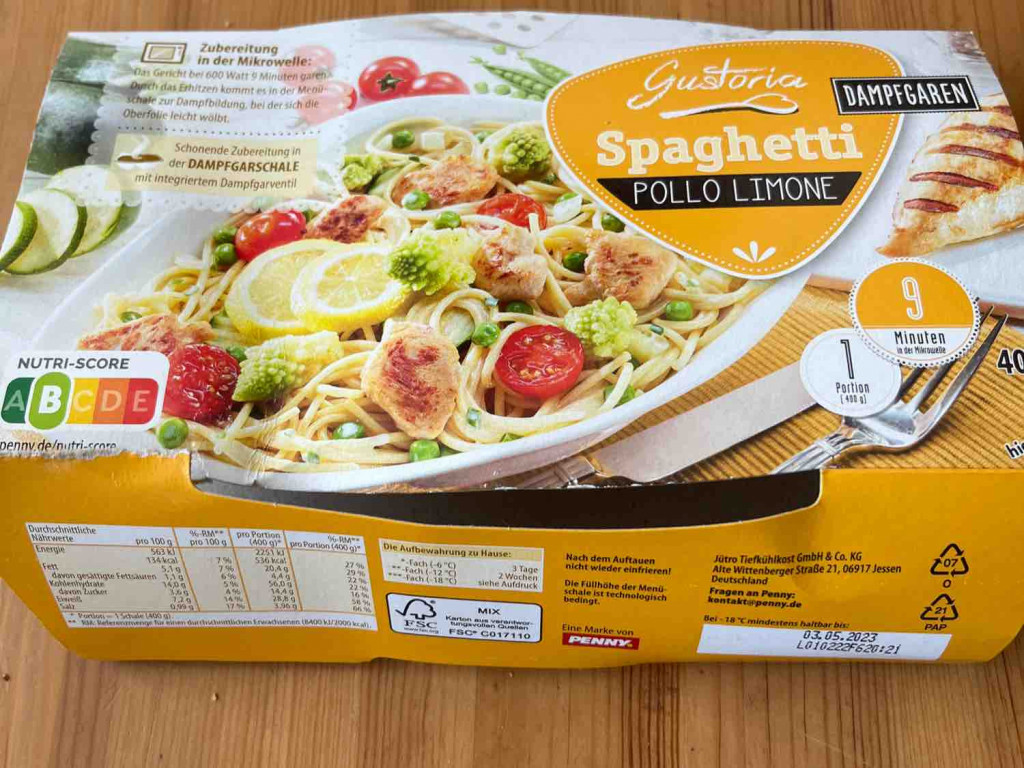 Spaghetti Pollo Limone, (in der Damfschale) von KAKU11 | Hochgeladen von: KAKU11