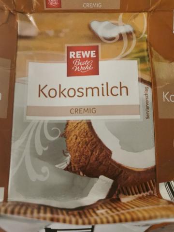 Rewe Beste Wahl Kokosmilch , Cremig von UlrikeE22 | Hochgeladen von: UlrikeE22