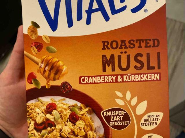 Vitalis Roasted Müsli, Cranberry & Kürbiskern von Yummigirl | Hochgeladen von: Yummigirl