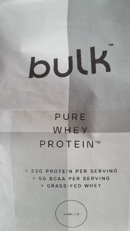 Pure Whey Protein, Gras fed whey vanilla von NicSausK | Hochgeladen von: NicSausK