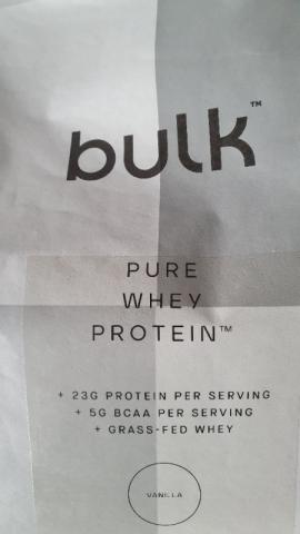 Pure Whey Protein, Gras fed whey vanilla von NicSausK | Hochgeladen von: NicSausK