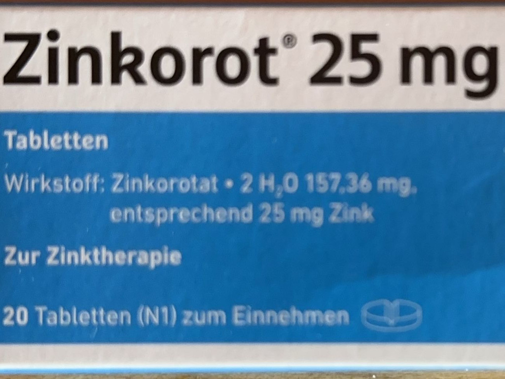 Zinkorot, 25 mg von OmKlausi | Hochgeladen von: OmKlausi