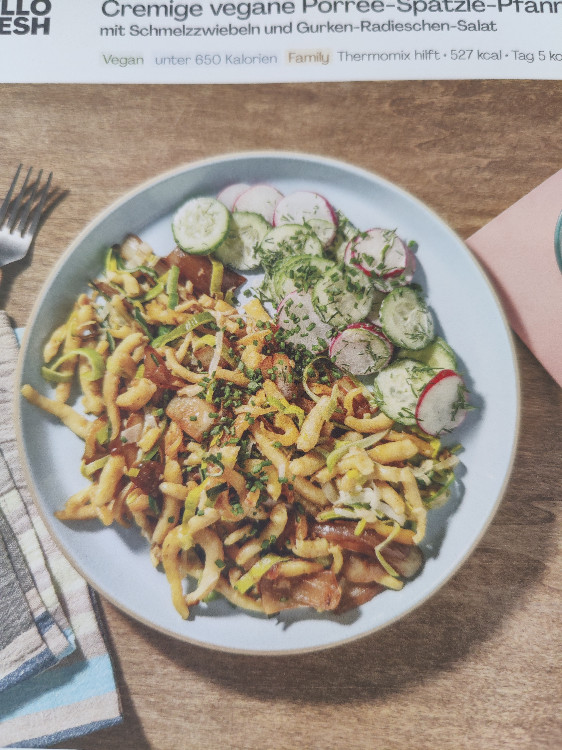 Cremige vegane Porree-Spätzle-Pfanne von rebbanana | Hochgeladen von: rebbanana