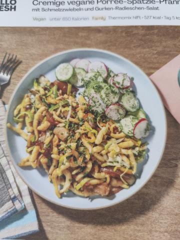 Cremige vegane Porree-Spätzle-Pfanne von rebbanana | Hochgeladen von: rebbanana