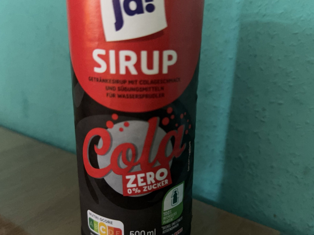 Ja Sirup Cola Zero, 0% Zucker von smidy | Hochgeladen von: smidy