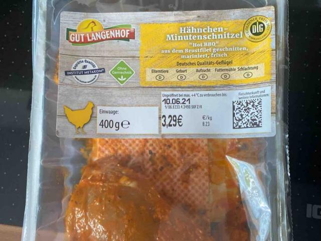 Hähnchen Minutenschnitzel, Hot BBQ von Yummigirl | Hochgeladen von: Yummigirl